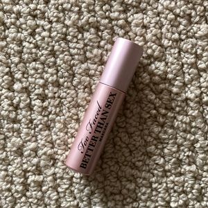 NEW Too Faced Better Than Sex Mascara Travel Size Mini Black 0.13 oz NWOB